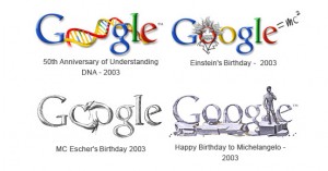 Google Doodles 2003