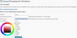 Flowplayer for WordPress