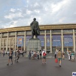 Памятник В. И. Ленину на Центральной аллее Олимпийского комплекса