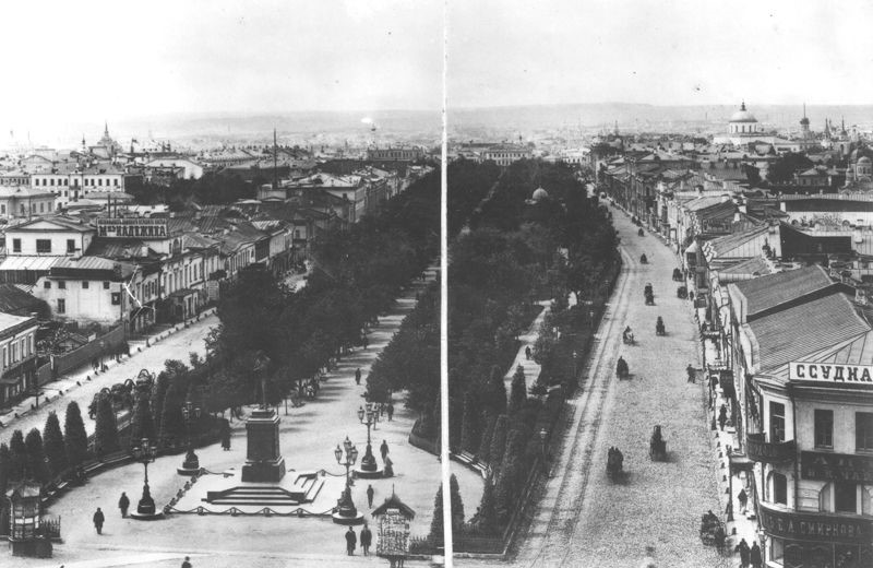 Тверской бульвар. Фото 1888 г.