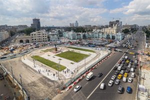 Памятник Максиму Горькому на площади Тверской Заставы