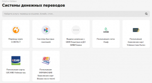 Что внутри меню систем денежных переводов в QIWI